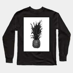 Pineapple print, Kitchen, Pineapple top, Minimalist, Modern print Long Sleeve T-Shirt